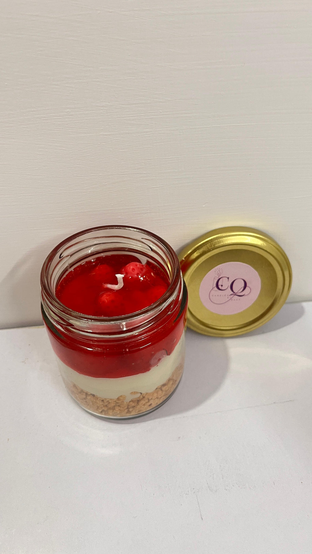 Strawberry Cheese Cake Jar