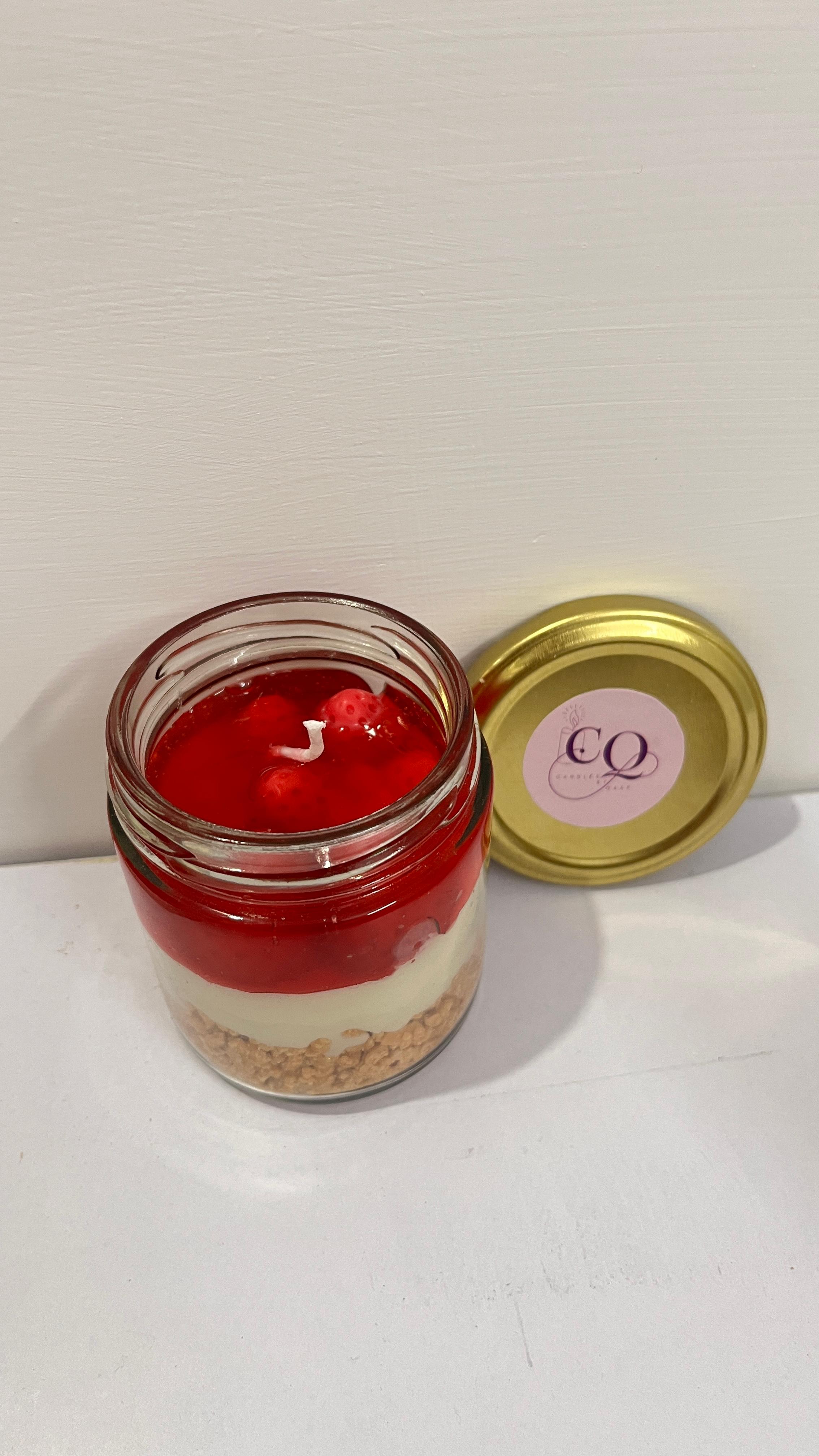 Strawberry Cheese Cake Jar