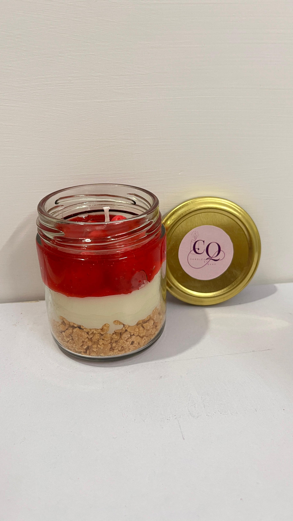 Strawberry Cheese Cake Jar
