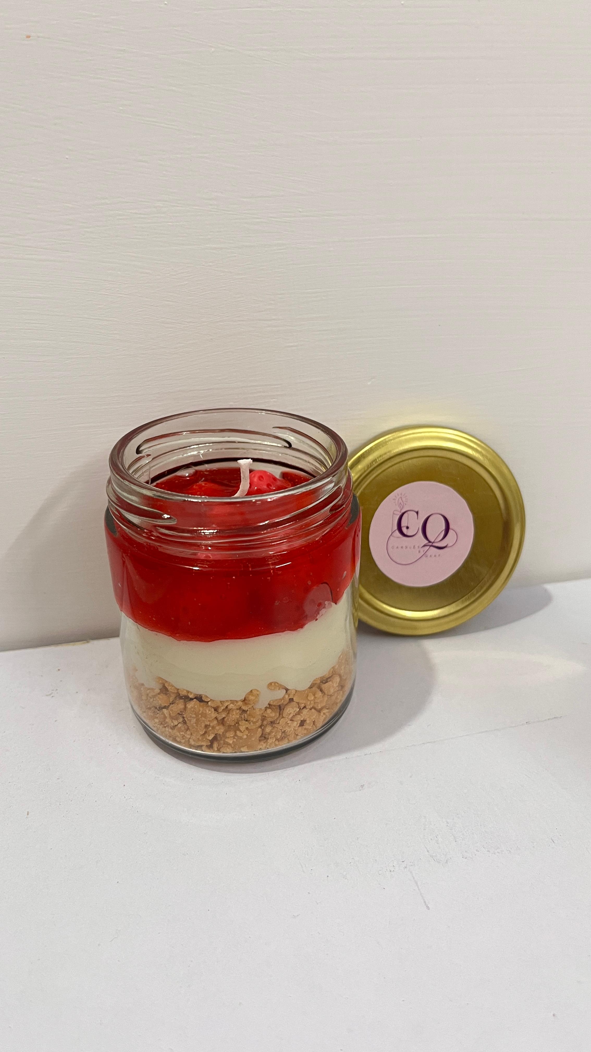 Strawberry Cheese Cake Jar