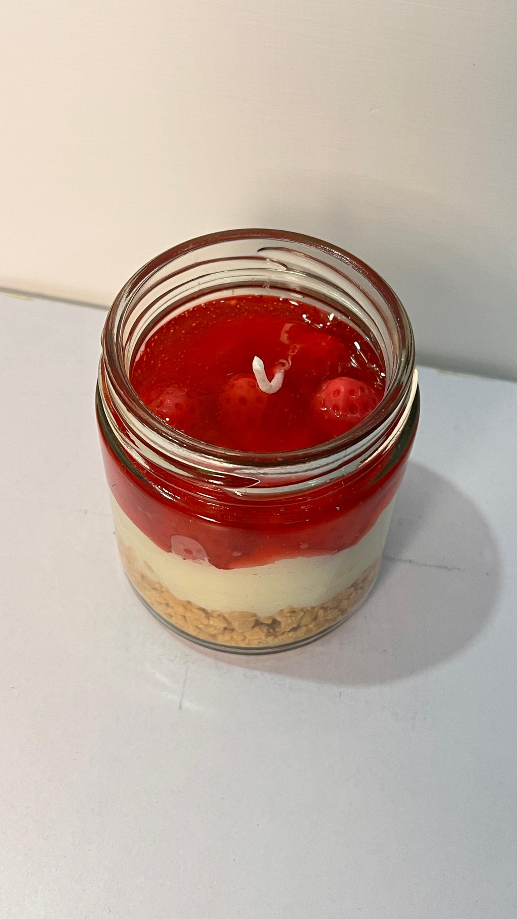 Strawberry Cheese Cake Jar