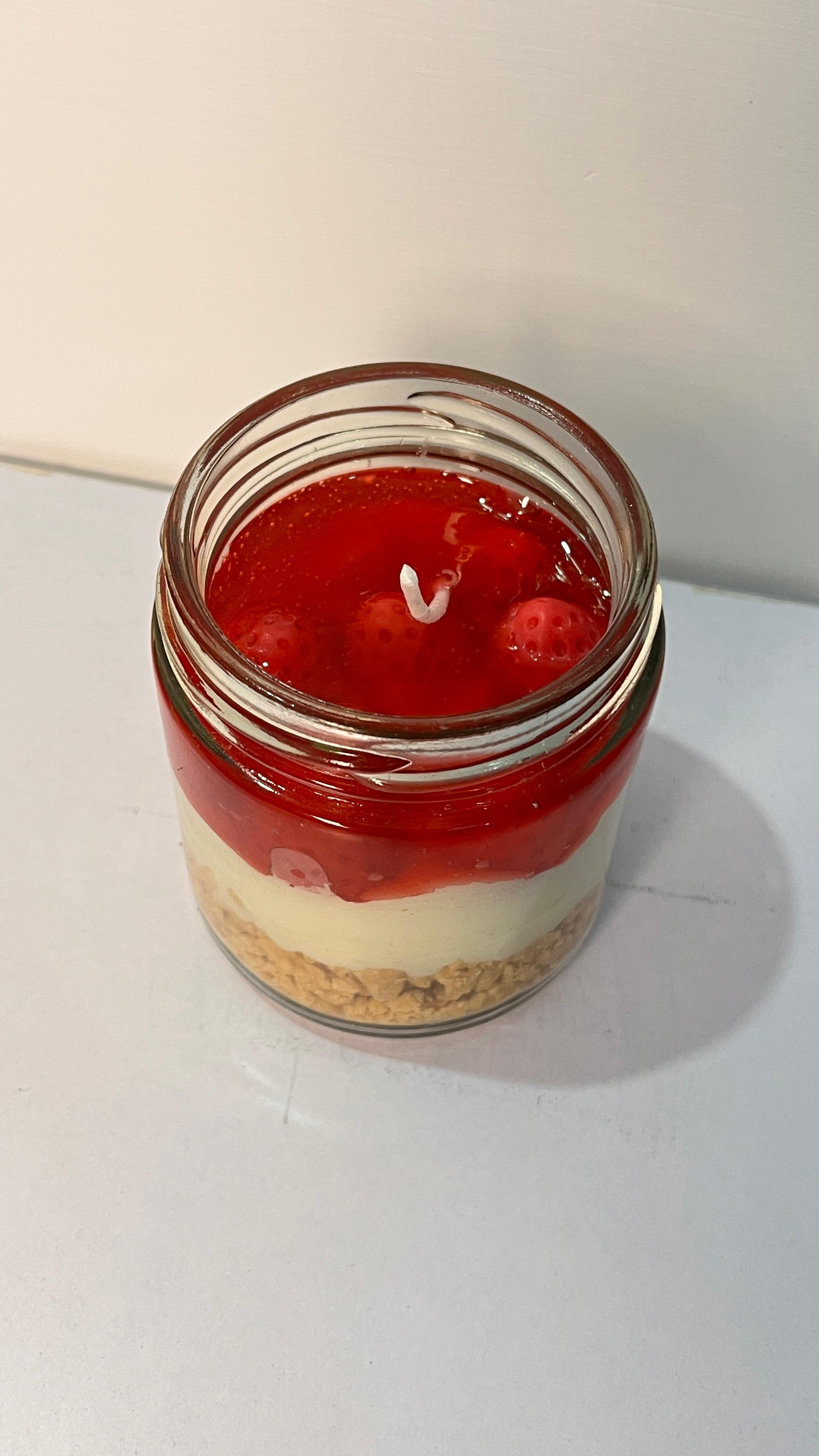 Strawberry Cheese Cake Jar