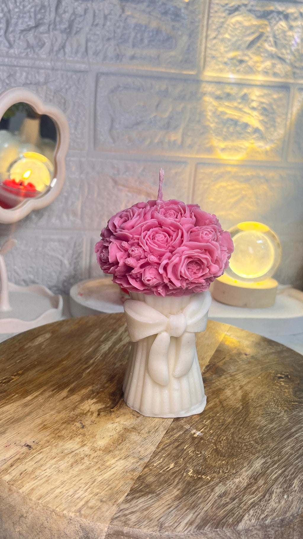 Rose Bouquet Candle